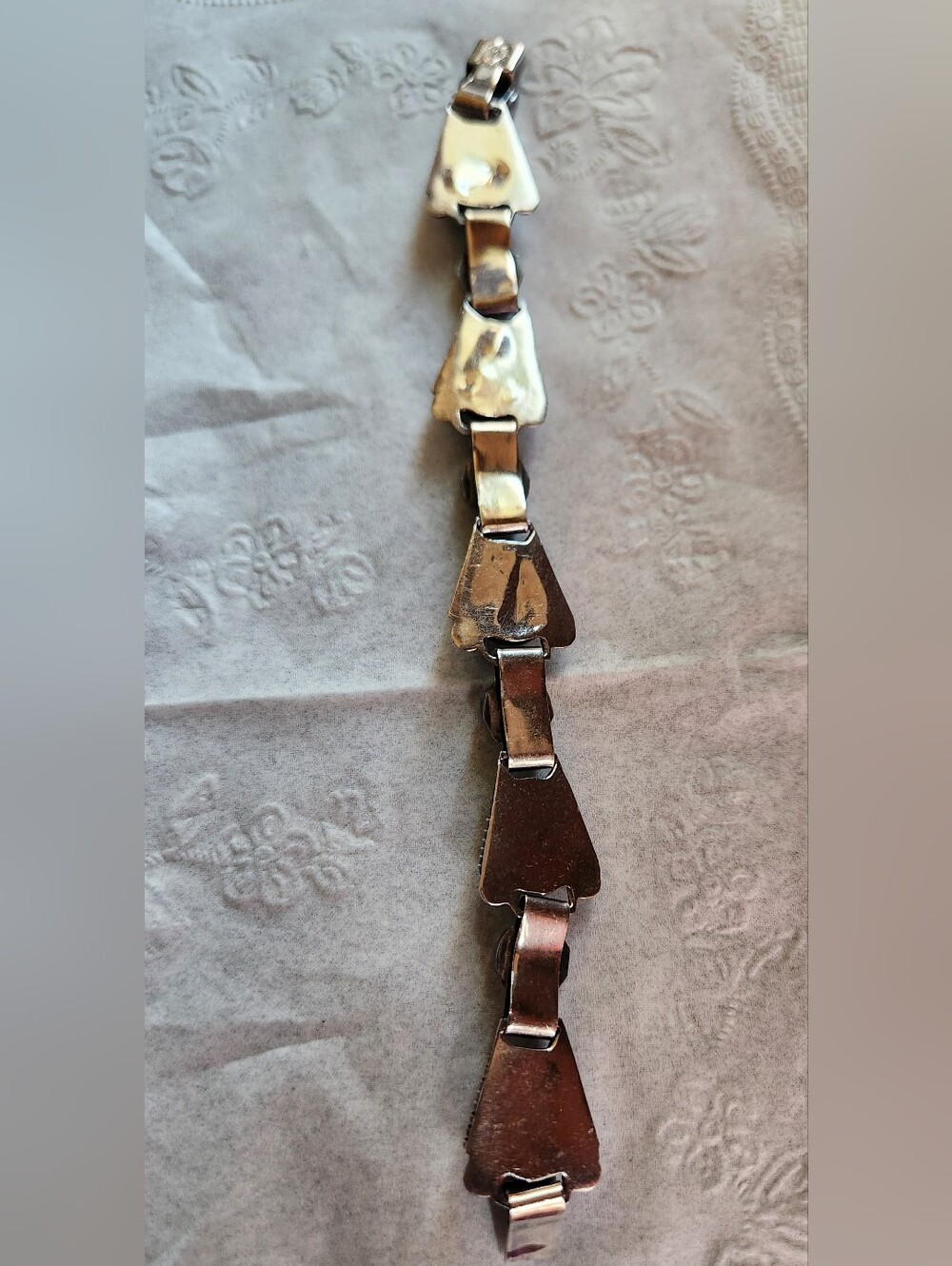🔥Vintage Mexican Silver .925 And Green Onyx Women's Bracelet - Picture 3 of 7